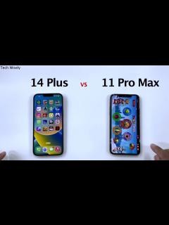[画像][x]iPhone 14 Plus vs 11 Pro Max - SPEED TEST - YouTube 余白なし