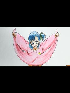 [画像][x]ドラゴンボール ブルマ 描いてみた DRAGON BALL Bulma drawing - YouTube 余白なし