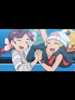 [画像][x]ポケットモンスター第129話「ファイナルⅠ 『激流』」のコハルとヒカリの画像でハァハァするだけの物凄く健全な動画 【ゆっくり解説 ... 余白なし