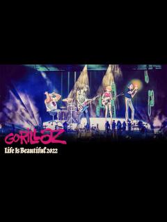 [画像][x]Gorillaz: Live in Life Is Beautiful, USA - 17 September, 2022 (Full ... 余白なし