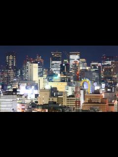 [画像][x]大都会 大阪の夜景 ～Night view of the big city of Osaka Japan～ - YouTube 余白なし