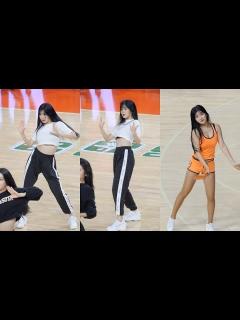 [画像][x]181209 인천전자랜드 치어리더공연 & 응원 (임여은) 직캠 by 수원촌놈 [삼산월드체육관] - YouTube 余白なし