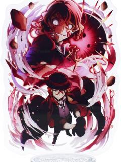 [画像][x]Amazon.com: Luckxing Anime Nakahara Chuuya Acrylic Stand Figure,Desktop ... 余白なし