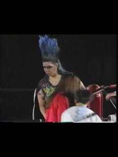 [画像][x]ブル中野 vs. 北斗晶 1/3 （92.07.15大田区体育館） - YouTube 余白なし