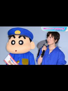 [画像][x]小林由美子、しんのすけ役声優「この日を迎えたのが奇跡」と涙 コロナ禍での「クレヨンしんちゃん」公開に - YouTube 余白なし