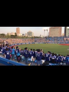 [画像][x]180501 中日対ヤクルト 1-9 神宮球場(レフトビジターより) - YouTube 余白なし