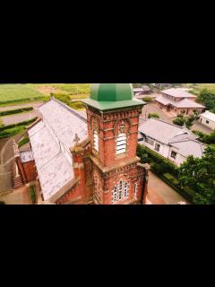 [画像][x]【ヒラドローン】田平天主堂 長崎県平戸市の絶景 - YouTube 余白なし