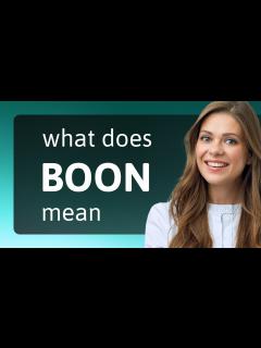 [画像][x]Boon | BOON meaning - YouTube 余白なし