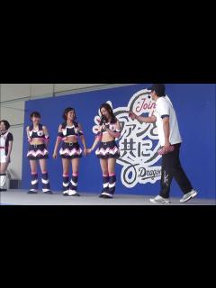 [画像][x]可児千裕とチアドラのアクロバット講座 「Vジャンプ」/ 松下先生 「結婚します」 - YouTube 余白なし