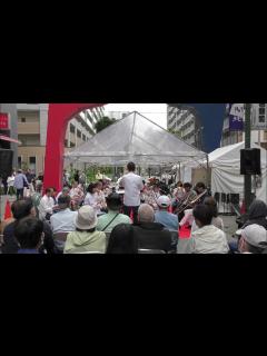 [画像][x]第21回神戸新開地音楽祭2023 Fairy Brass Band KOBE & KOBE CORY BAND 1/4曲目 Shine ... 余白なし