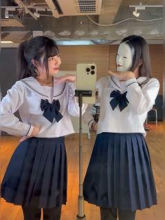 [画像][x]鏡よ鏡答えちゃって。@nomentokyo18 #BBBBダンス #creepynuts #能面東京 #NOMEN tokyo #野田真理愛 ... 余白なし