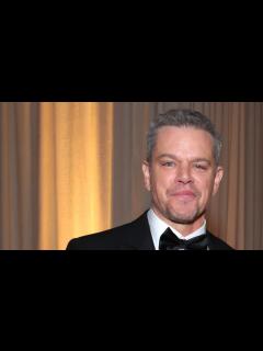 [画像][x]Matt Damon shows off gray hair at Golden Globes - ABC News 余白なし