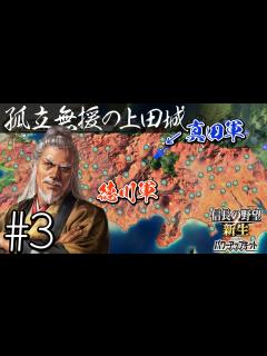 [画像][x]＃3 【信長の野望・新生PK】関ケ原の戦い・もし真田昌幸が西軍敗北後に九度山行きを拒み、上田城に居座ったら⋯【ゆっくり実況プレイ】 - ニコニコ動画 余白なし