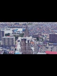 [画像][x]名取駅 》🌏 1分間で空から観光 ️ 🇯🇵 宮城県 JAPAN - YouTube 余白なし