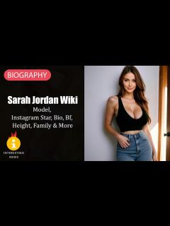 [画像][x]Sarah Jordan | Australian model and Instagram star - Bio & Info - YouTube 余白なし