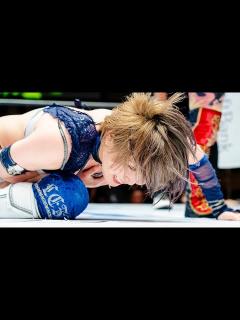 [画像][x]【スターダム】岩田美香を前に安納サオリが復活の狂気の笑顔！試合ハイライト 安納サオリ＆なつぽい vs 岩田美香＆愛海！-7.4後楽園ホール大会 ... 余白なし