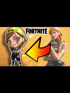[画像][x]【フォートナイト】オーラをちびキャラにしてみた【イラストメイキング】 - YouTube 余白なし
