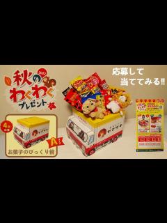 [画像][x]ヤマザキパン【秋のわくわくプレゼント】お菓子のびっくり箱を点数券を集めて応募して当ててみます - YouTube 余白なし