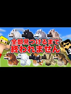 [画像][x]【マイクラアプデ】新登場！オオカミ全て見つけるまで終われません！ - YouTube 余白なし