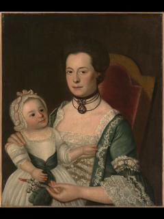 [画像][x]William Johnston | Mrs. Jacob Hurd and Child | American | The Met 余白なし