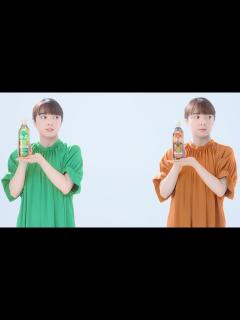 [画像][x]上白石萌音が分身！桂三度が紛れて“アホ“になる!?サントリー「特茶」CM＋メイキング - YouTube 余白なし