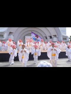 [画像][x]吉長 📍原宿表参道元氣祭スーパーよさこい (代々木公園ステージ) 📅2022-08-27T14:07 - YouTube 余白なし