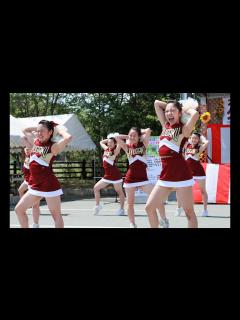 [画像][x]九州学院チアダンス 道の駅おおむた花ぷらす館 2019/5/5 - YouTube 余白なし