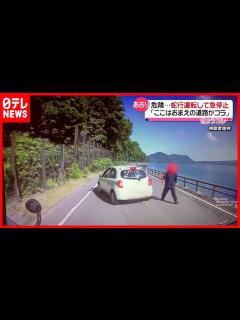 [画像][x]【あおり運転】急停止して罵声「ここはおまえの道路か」ドライブレコーダーが捉えた危険運転の瞬間(2021年7月21日放送「news every ... 余白なし