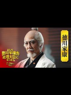 [画像][x]映画『もしも徳川家康が総理大臣になったら』キャラ別PV〈徳川家康篇〉【7月26日(金)公開】 - YouTube 余白なし