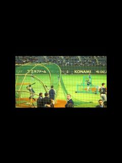 [画像][x]イチロー選手 打撃練習（12/03/29東京ドーム） - YouTube 余白なし