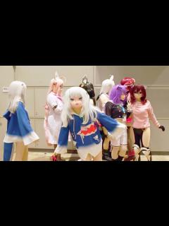 [画像][x]20230325 13 着ぐるみ ホロライブコラボ@キグルミwasshoi /Kigurumi Hololive Colabo in ... 余白なし