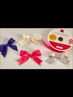[画像][x]【両面サテンリボン】可愛いリボンの作り方／[Double-sided satin ribbon] How to make a cute ... 余白なし