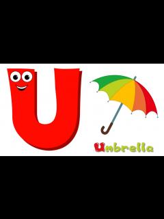 [画像][x]Phonics Letter- U song - YouTube 余白なし