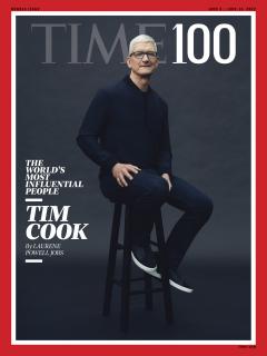 [画像][x]Tim Cook Is on the 2022 TIME 100 List | TIME 余白なし