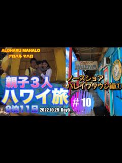 [画像][x]親子3人 ハワイ旅 3年ぶり9泊11日 ノースショア ハレイワタウン編① #10 - YouTube 余白なし