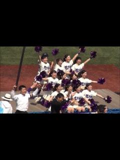 [画像][x]明治大学 応援団 2018.04.21 VS 東京大学 1回戦（「故 星野仙一氏 追悼セレモニー」を含む） - YouTube 余白なし