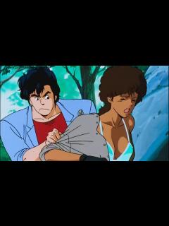 [画像][x]シティーハンター || 冴羽 獠はモッコリを使って暗殺者の女の子に対処する || Mokkori ways [ City Hunter ... 余白なし
