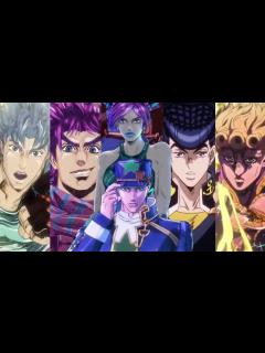 [画像][x]ジョジョの奇妙な冒険 1～6部 効果音付きOP/特殊OPメドレー ※各部1曲ピックアップ【歌詞付き】 - YouTube 余白なし