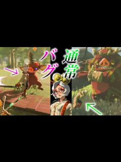 [画像][x]バグったプルアとプルアを敵と戦わせてみた【ゼルダの伝説 ティアーズ オブ ザ キングダム】 - YouTube 余白なし