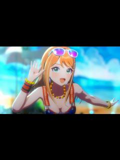 [画像][x]【学園アイドルマスター MV 4K】キミとセミブルー【学マス 紫雲清夏】 - YouTube 余白なし