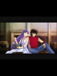 [画像][x]聖闘士星矢 FATE／ZERO ED パロ（星矢×沙織） - ニコニコ動画 余白なし