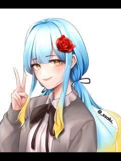 [画像][x]뜨위찌에 있는 띙 융님의 핀 | 캐릭터 일러스트, 귀여운 아니메 소녀, 그림 余白なし