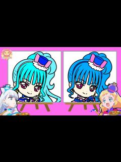 [画像][x]【プリキュアぬりえ対決】キュアリリアンの事が大好きすぎるキュアニャミーとキュアフレンディがケンカしちゃった！ぬりえ対決で仲直り ️わんだふる ... 余白なし