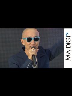 [画像][x]サンプラザ中野くん「爆風スランプ、解散してません」 「BACK TO THE GOOD DAYS【男祭り】」記者会見2 - YouTube 余白なし