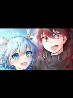 [画像][x]【メイキング】ヒサメとカゲチヨを描いてみた【イラスト】【混血のカレコレ】 - YouTube 余白なし