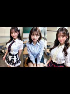 [画像][x]とにかくかわいいAI美少女JKまとめ【AIグラビア】 - YouTube 余白なし