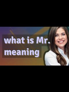 [画像][x]Mr. | meaning of Mr. - YouTube 余白なし