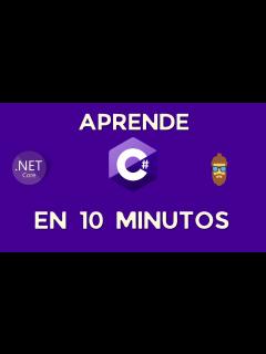 [画像][x]C# Desde Cero: Aprende C# en 10 Minutos - YouTube 余白なし