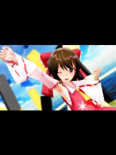 [画像][x] 霊夢さんで有頂天ビバーチェ - YouTube 余白なし