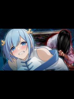 [画像][x]「助けて！」貞子に呪われてしまいました、、、【アニメ】【漫画】 - YouTube 余白なし